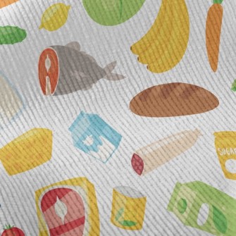 Nutritious Vegetables, Fruits  Standard Corduroy