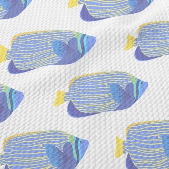 Beautiful Underwater Fish Birdseye Piqué