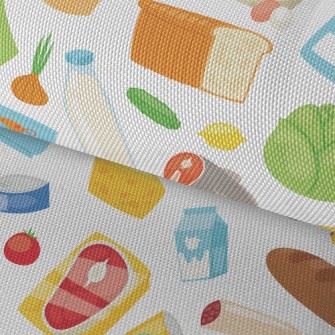 Nutritious Vegetables, Fruits  Waterproof Oxford