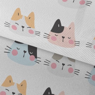 Blushing Big-faced Cat Waterproof Oxford