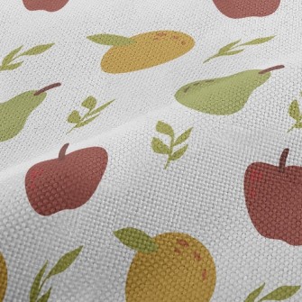 Pear Orange Apple Performance Linen