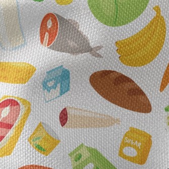 Nutritious Vegetables, Fruits  Waterproof Canvas