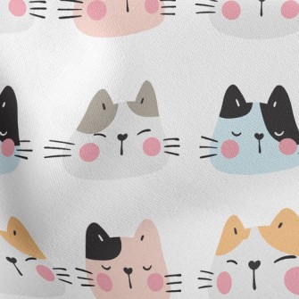 Blushing Big-faced Cat Stretch Ponte