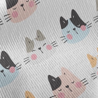 Blushing Big-faced Cat Standard Corduroy