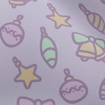 Pink Christmas Tree Pendant Chiffon