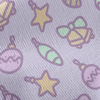 Pink Christmas Tree Pendant Standard Corduroy