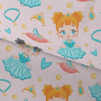 Glass Slipper Girl Princess Waterproof Oxford