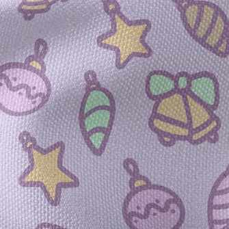 Pink Christmas Tree Pendant Waterproof Canvas