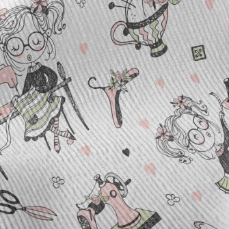 Little Girl Who Likes Tailors Standard Corduroy