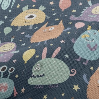 Funny Expression Little Monste Performance Linen