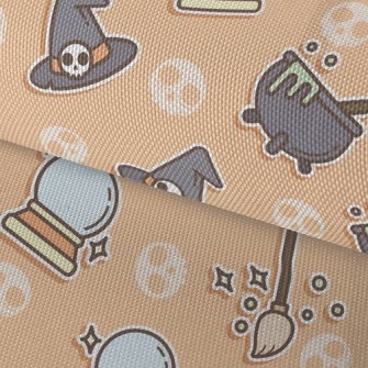 Witch Broom Halloween Waterproof Oxford