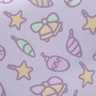 Pink Christmas Tree Pendant Twill