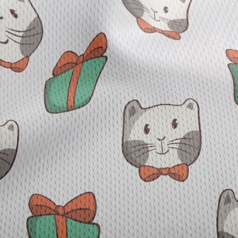 Gentleman Gift Cat Athletic Mesh Flat Back