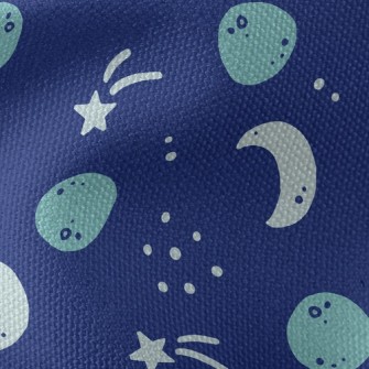 Moon And Universe Waterproof Canvas