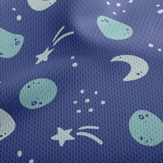 Moon And Universe Athletic Mesh Flat Back