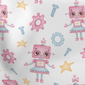 Little Helper Robot Girl Stretch Ponte