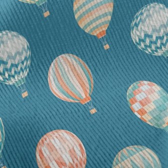 Geometric Simple Hot Air Ballo Standard Corduroy