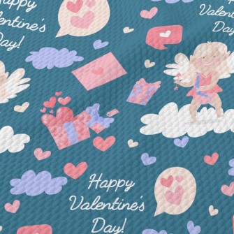 Cupid, The God Of Love, Is On  Birdseye Piqué