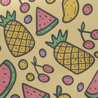 Pineapple Cherry Watermelon Twill