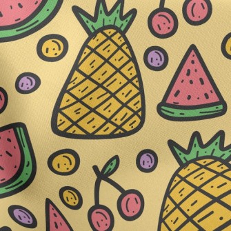 Pineapple Cherry Watermelon Stretch Ponte