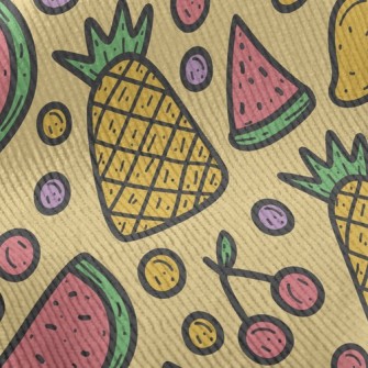 Pineapple Cherry Watermelon Standard Corduroy