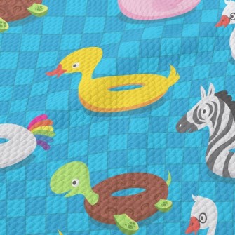 Animal Shaped Swimming Ring Birdseye Piqué