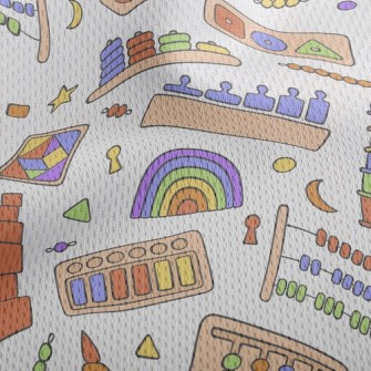 Brainstorming Blocks Athletic Mesh Flat Back