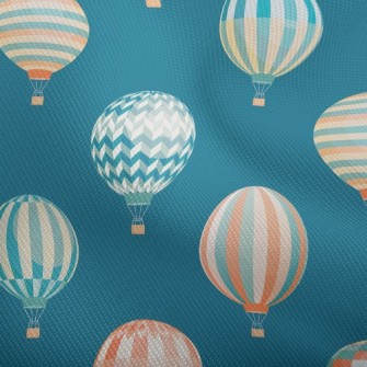 Geometric Simple Hot Air Ballo Dobby