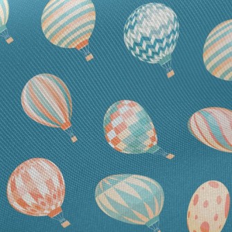 Geometric Simple Hot Air Ballo Twill