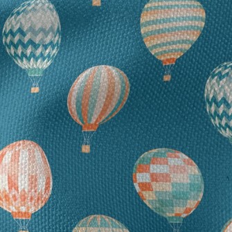 Geometric Simple Hot Air Ballo Waterproof Canvas