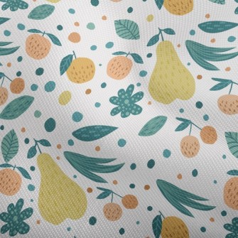 Pear Orange Leaves Dobby