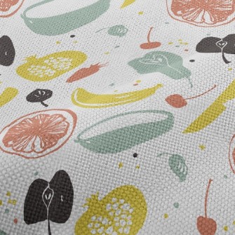 Line Art Fruit Performance Linen