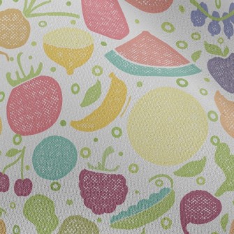 Mesh Colorful Fruits Chiffon