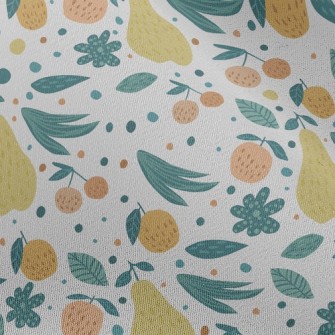 Pear Orange Leaves Chiffon