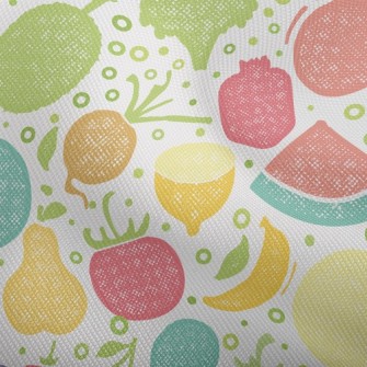 Mesh Colorful Fruits Dobby