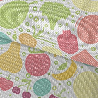 Mesh Colorful Fruits Waterproof Oxford