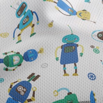 High-tech Robot Athletic Mesh Flat Back