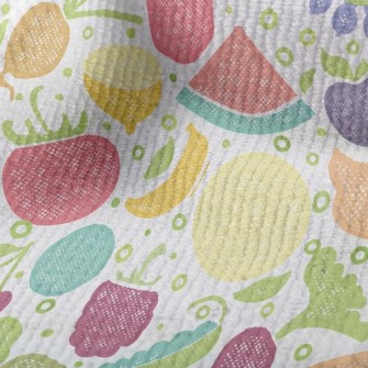 Mesh Colorful Fruits Terry