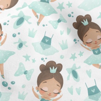 Elegant Ballet Little Girl Micro Fleece