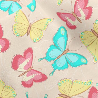Tricolor Elegant Butterfly Micro Fleece