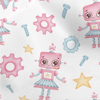 Little Helper Robot Girl Micro Fleece