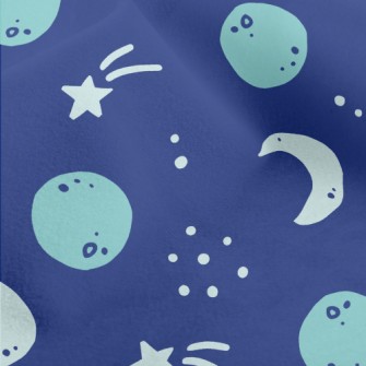 Moon And Universe Micro Fleece