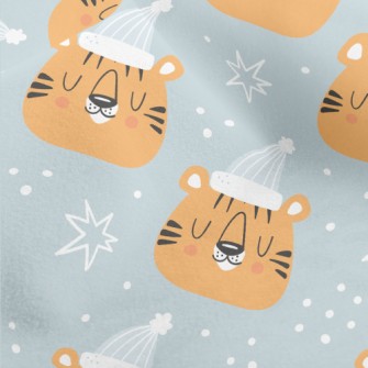 Good Night Sleeping Tiger Micro Fleece