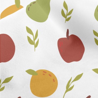 Pear Orange Apple Micro Fleece