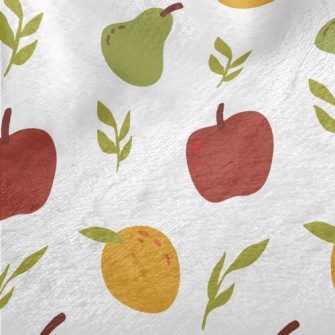 Pear Orange Apple Minky