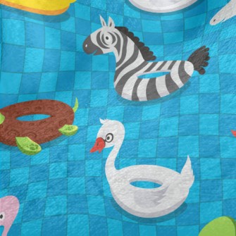 Animal Shaped Swimming Ring Minky