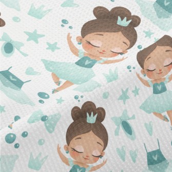 Elegant Ballet Little Girl Piqué