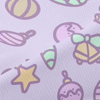 Pink Christmas Tree Pendant Piqué