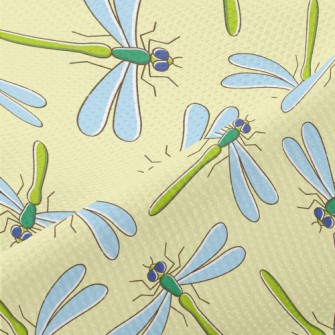 The Wenjing Dragonfly Family Piqué