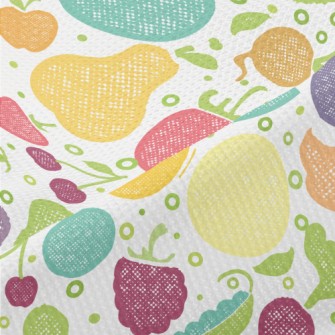 Mesh Colorful Fruits Piqué